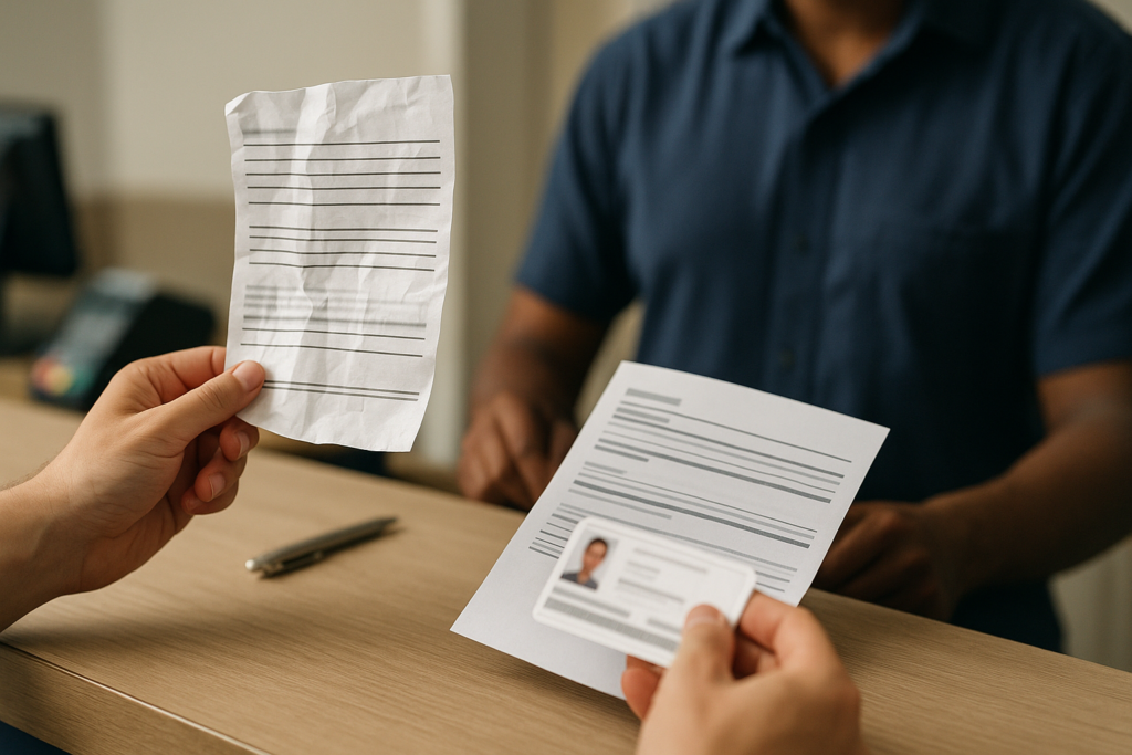 Documentos necessários para contestar cobrança de boleto falso